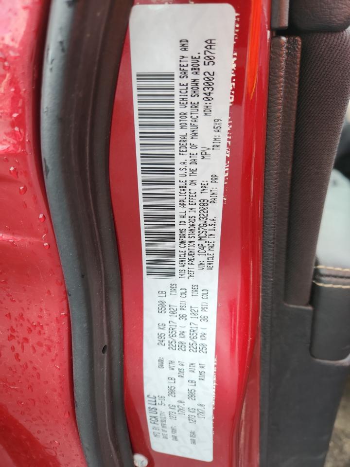 2016 Jeep Cherokee Latitude VIN: 1C4PJMCS7GW322089 Lot: 81234775