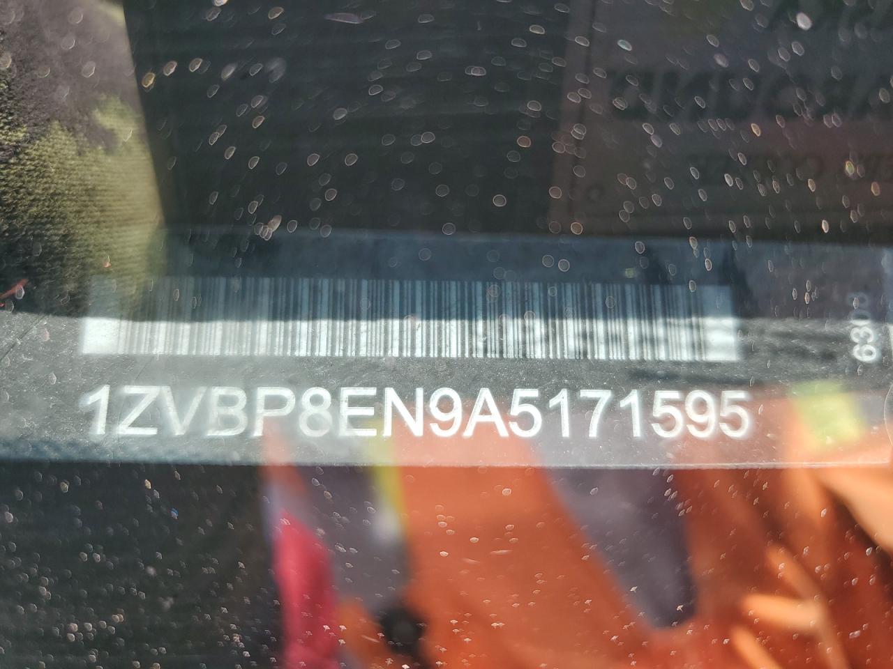 2010 Ford Mustang VIN: 1ZVBP8EN9A5171595 Lot: 84477355