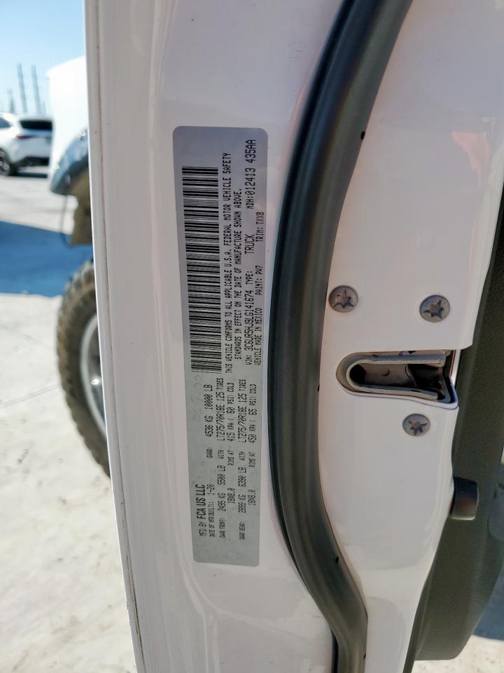 2020 Ram 2500 Tradesman VIN: 3C6UR5HJ9LG141674 Lot: 70715255