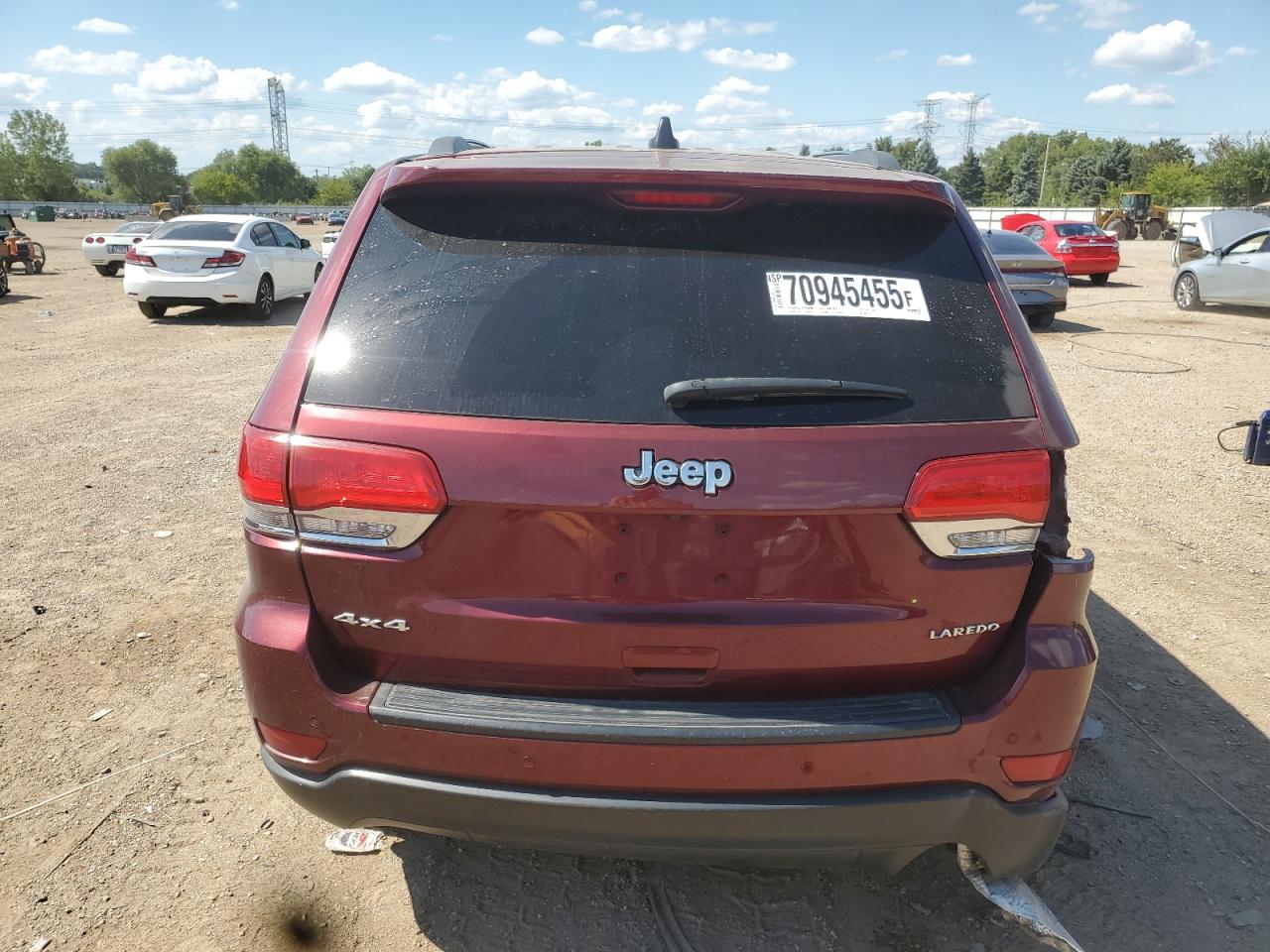 2018 Jeep Grand Cherokee Laredo VIN: 1C4RJFAGXJC492779 Lot: 70945455