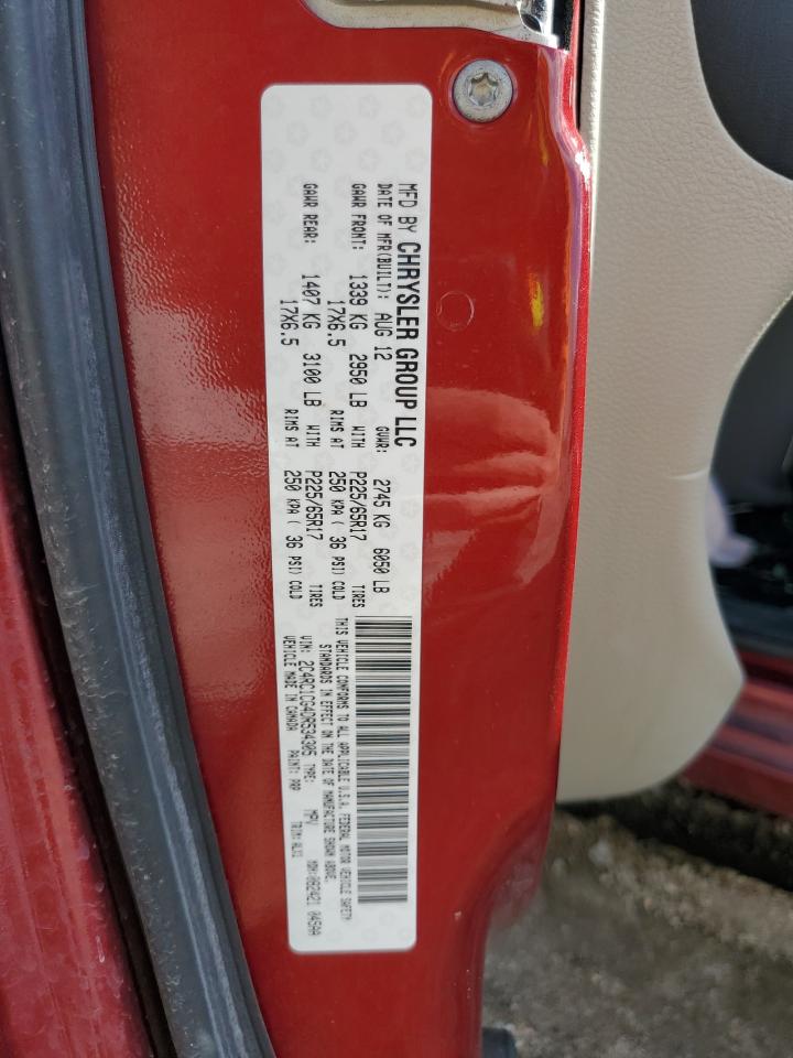 2013 Chrysler Town & Country Touring L VIN: 2C4RC1CG4DR534305 Lot: 81024375