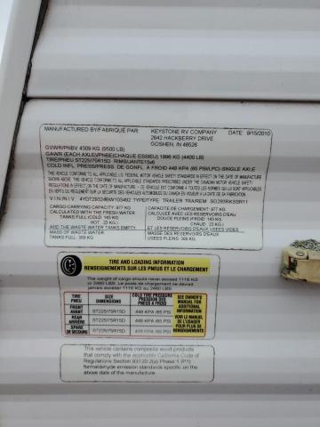 2011 KEYSTONE SPRINGDALE 296RKSSR1