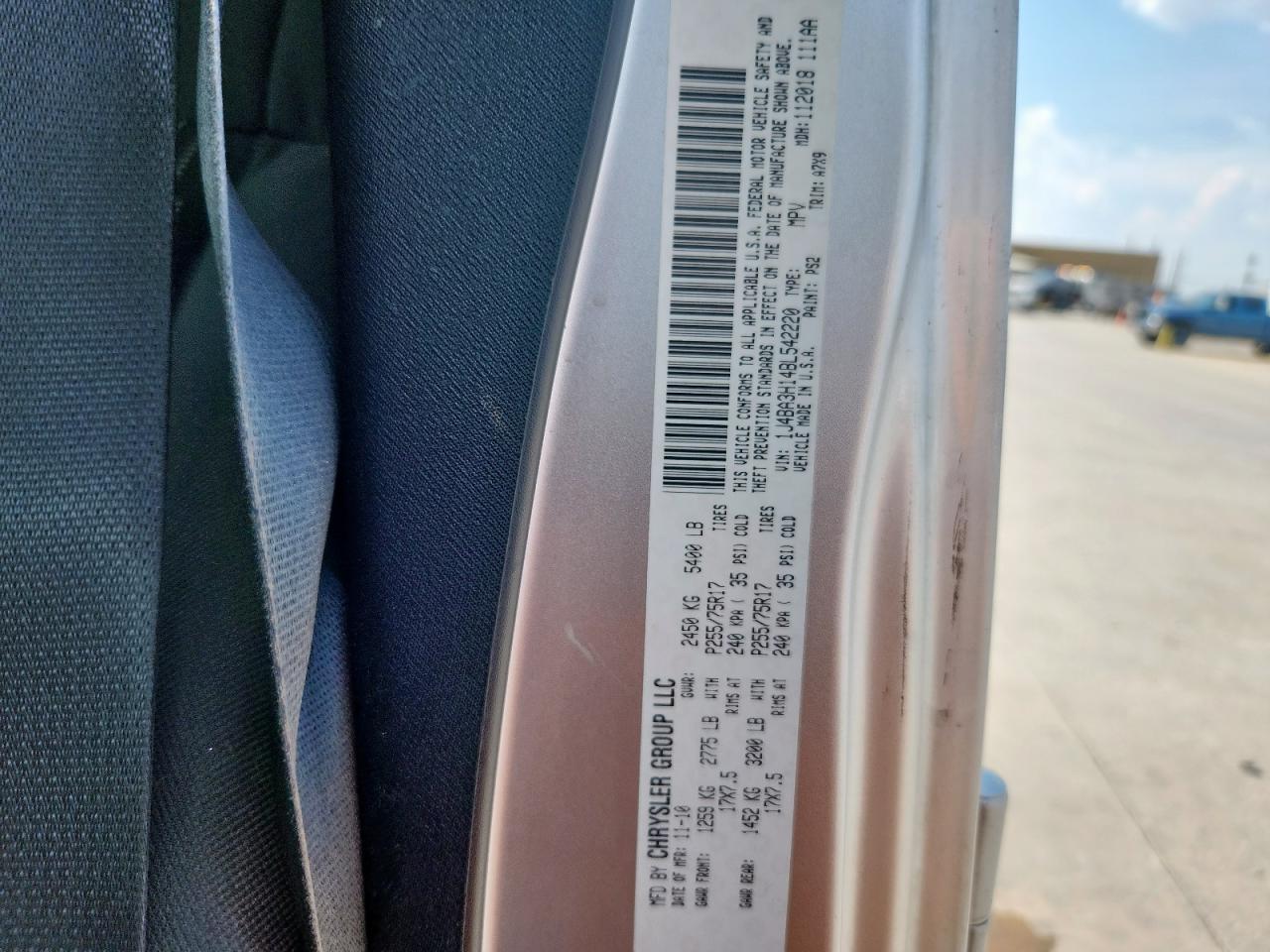 2011 Jeep Wrangler Unlimited Sport VIN: 1J4BA3H14BL542220 Lot: 80814175