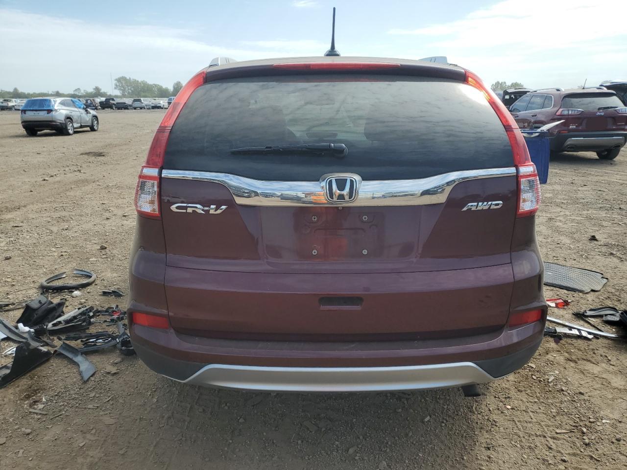 2015 Honda Cr-V Exl VIN: 5J6RM4H74FL009533 Lot: 80095345