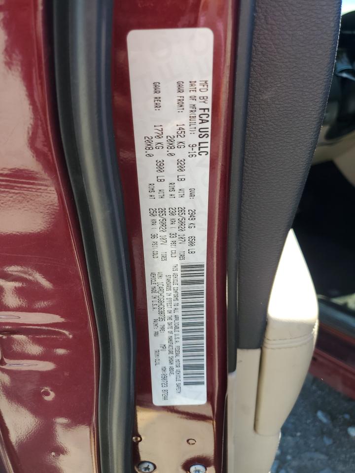 2017 Dodge Durango Gt VIN: 1C4RDHDG8HC638735 Lot: 71794665