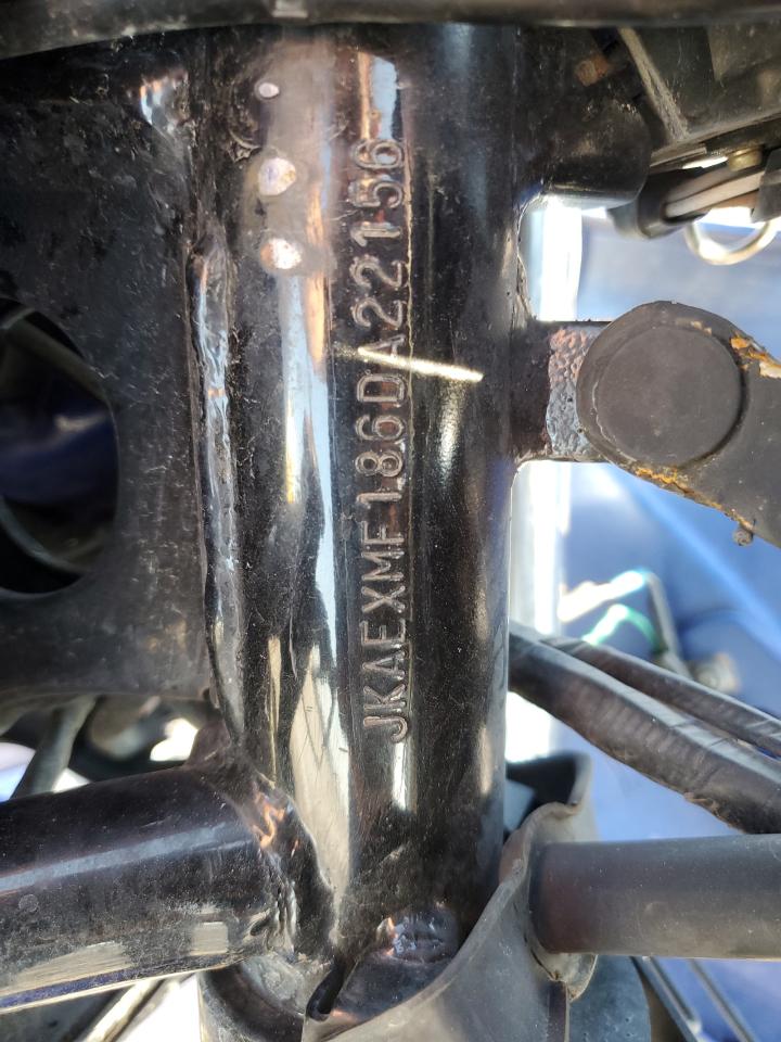 2006 Kawasaki Ex250 F VIN: JKAEXMF186DA22156 Lot: 70218375