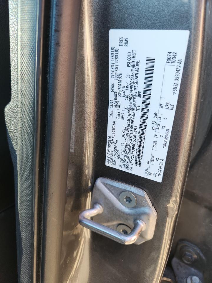 2014 Ford Escape Titanium VIN: 1FMCU0J99EUA63883 Lot: 85892565