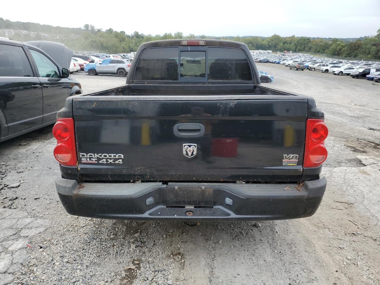 2007 Dodge Dakota Quad Slt VIN: 1D7HW48PX7S199993 Lot: 84012285