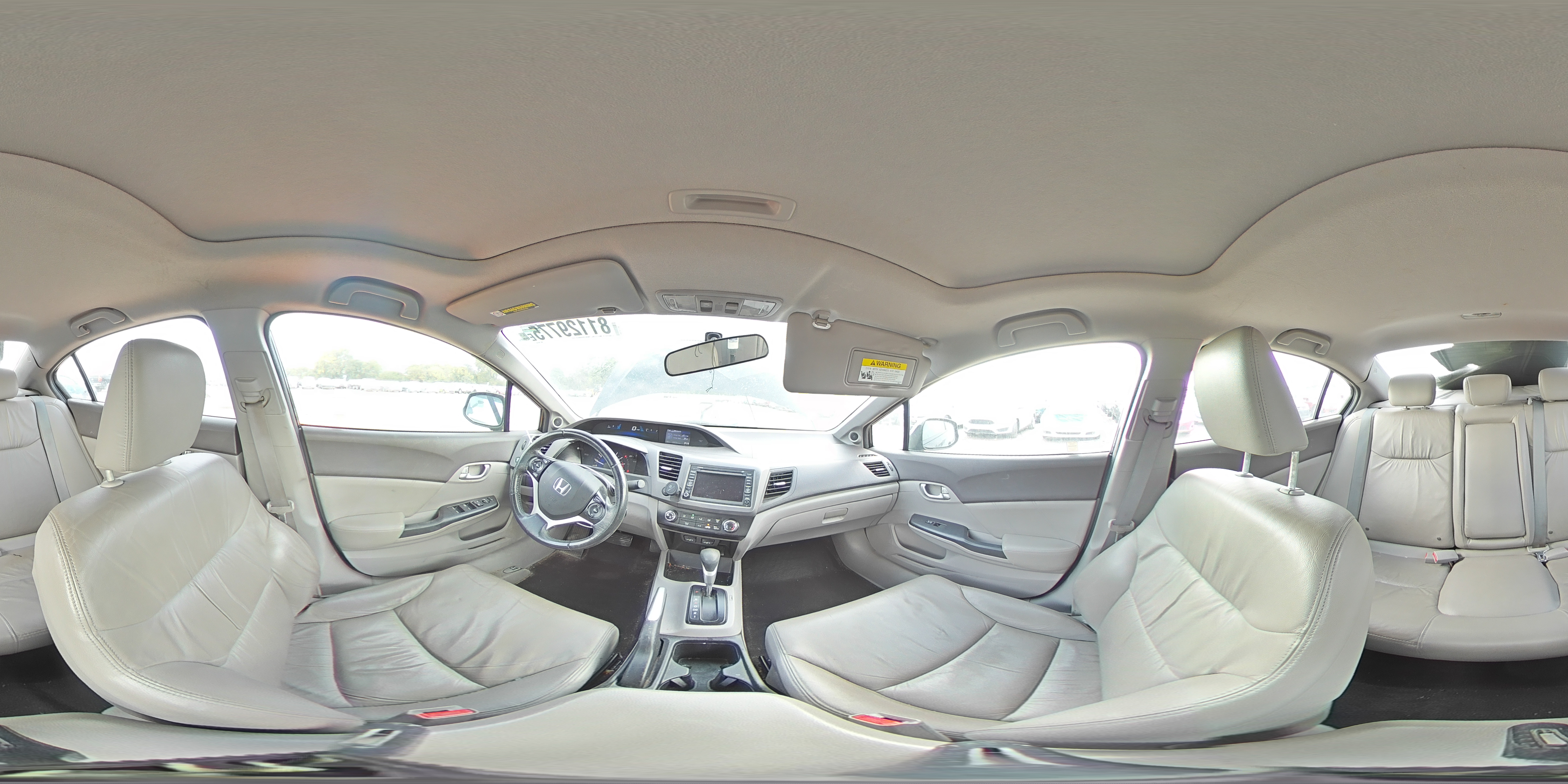 2012 Honda Civic Exl VIN: 19XFB2F94CE041748 Lot: 81129775