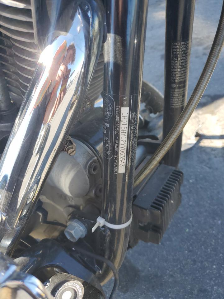 2000 Harley-Davidson Fxst VIN: 1HD1BHY12YY063543 Lot: 80332115