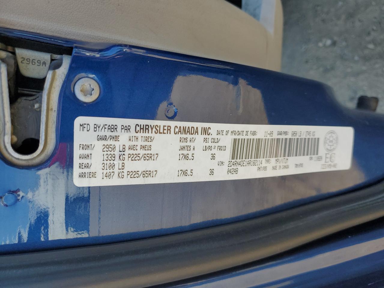 2010 Dodge Grand Caravan Se VIN: 2D4RN4DE1AR182114 Lot: 80475635
