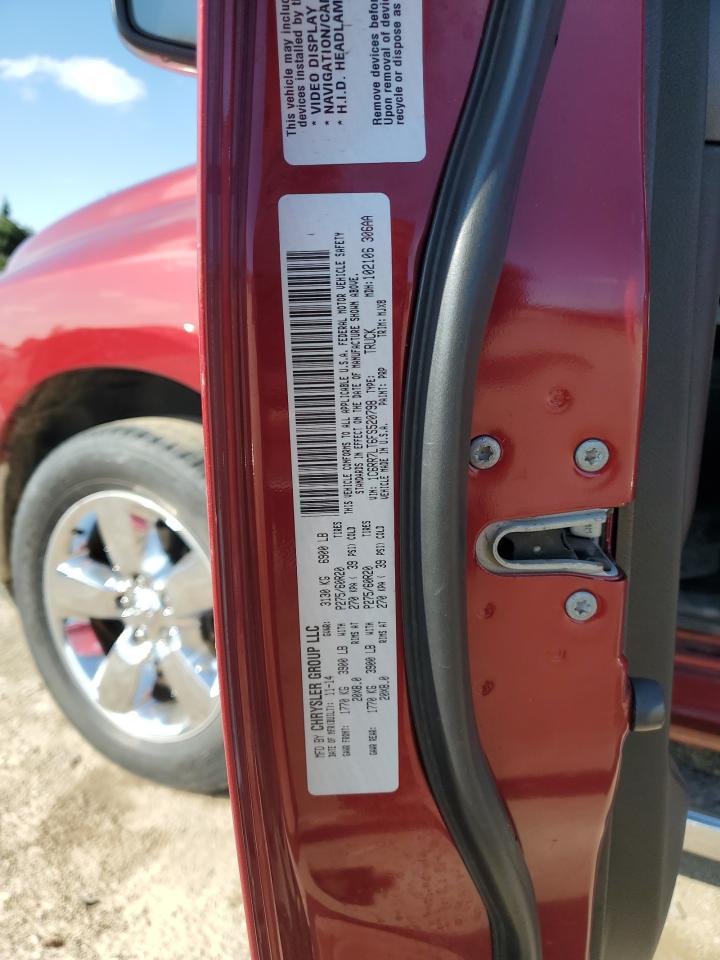 2015 Ram 1500 Slt VIN: 1C6RR7LT6FS520798 Lot: 71535065