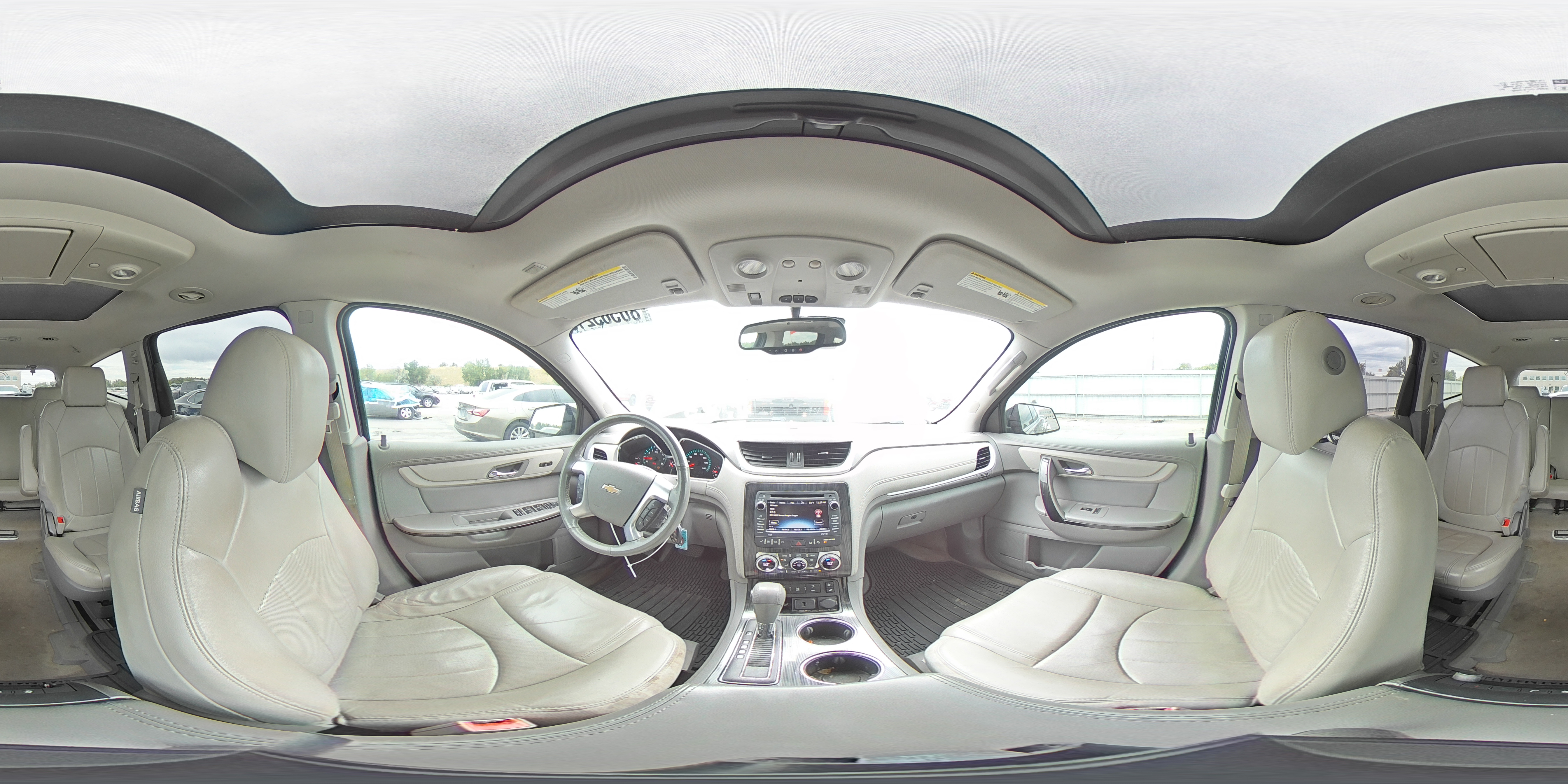 2015 Chevrolet Traverse Ltz VIN: 1GNKRJKD5FJ263714 Lot: 80563215