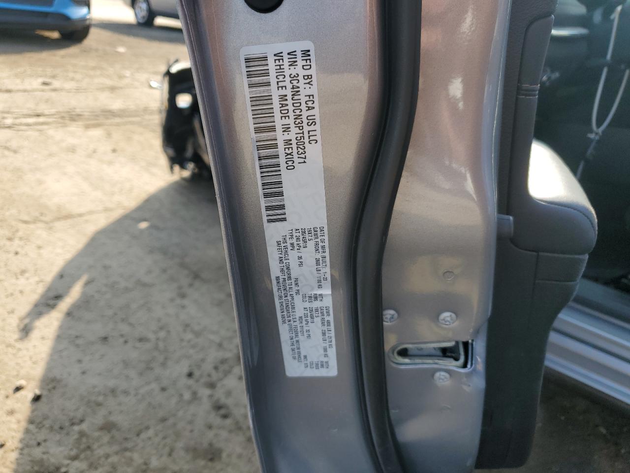 2023 Jeep Compass Limited VIN: 3C4NJDCN3PT502371 Lot: 72088265