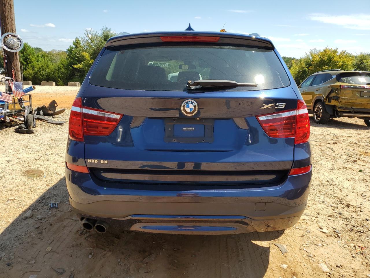 2017 BMW X3 xDrive35I VIN: 5UXWX7C5XH0U41988 Lot: 80058865