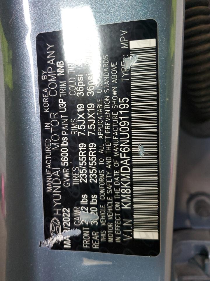 2022 Hyundai Ioniq 5 Se VIN: KM8KMDAF6NU091195 Lot: 81414215