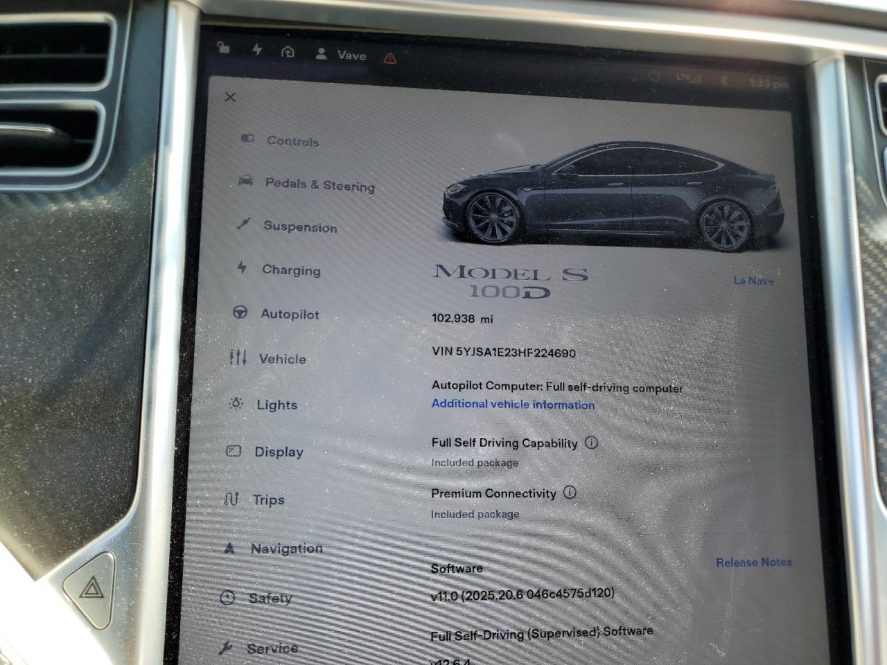 2017 Tesla Model S VIN: 5YJSA1E23HF224690 Lot: 81130255