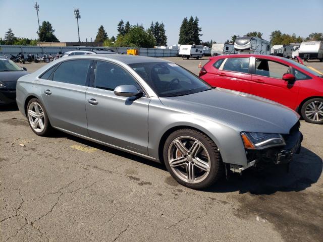 Sedans AUDI A8 2013 Srebrny