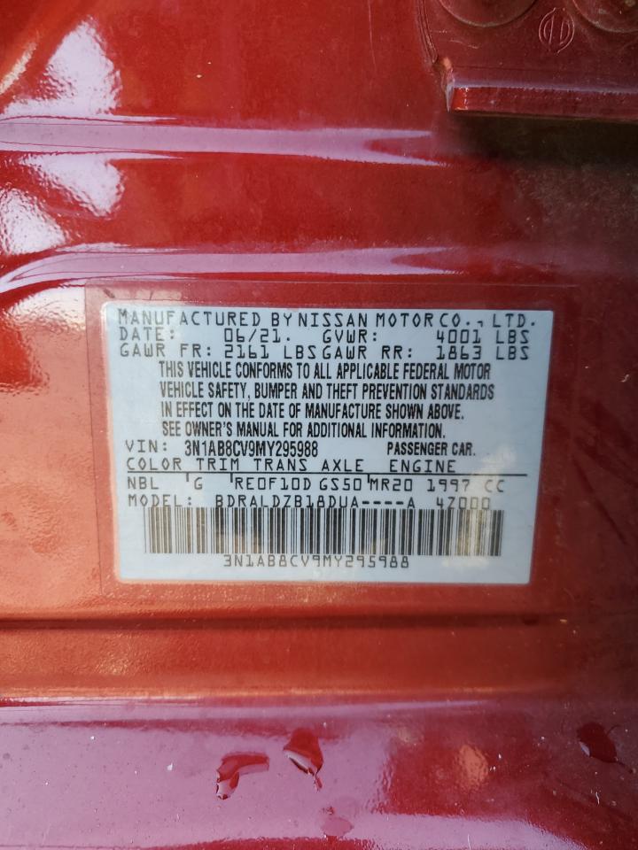 2021 Nissan Sentra Sv VIN: 3N1AB8CV9MY295988 Lot: 84645395