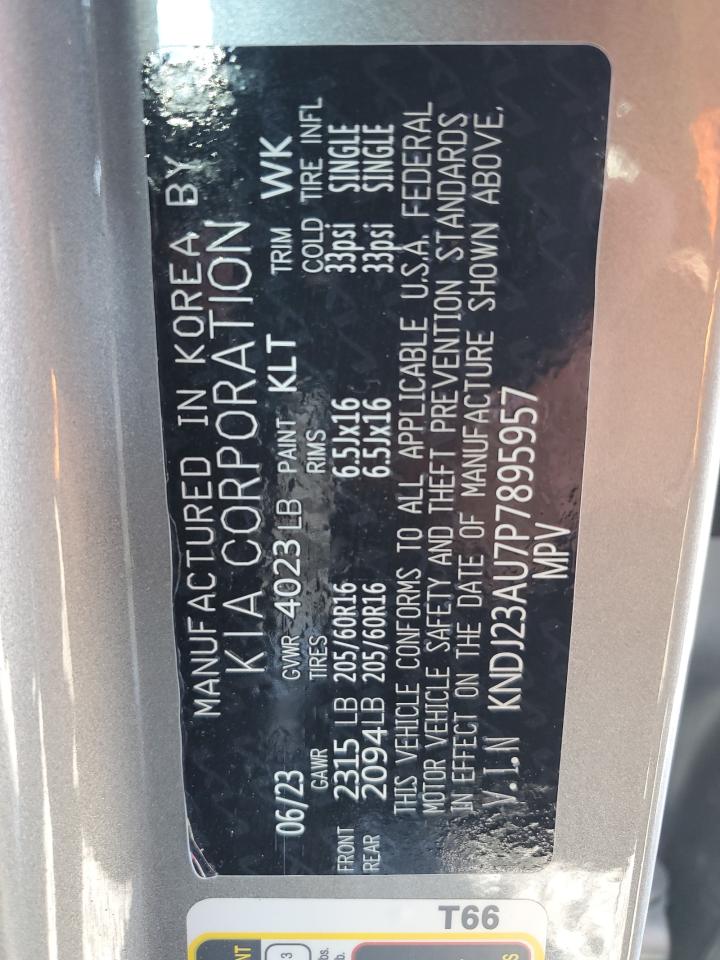 2023 Kia Soul Lx VIN: KNDJ23AU7P7895957 Lot: 71857845