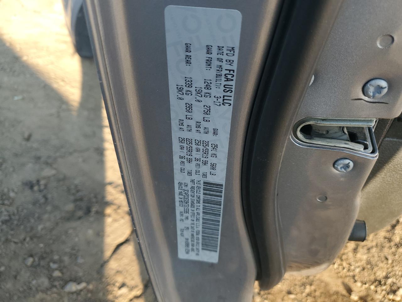 2017 Dodge Journey Gt VIN: 3C4PDDEG9HT615595 Lot: 71963875