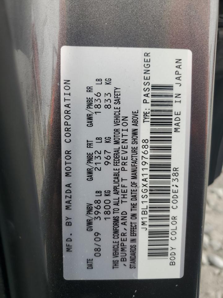 2010 Mazda 3 I VIN: JM1BL1SGXA1197688 Lot: 84430155