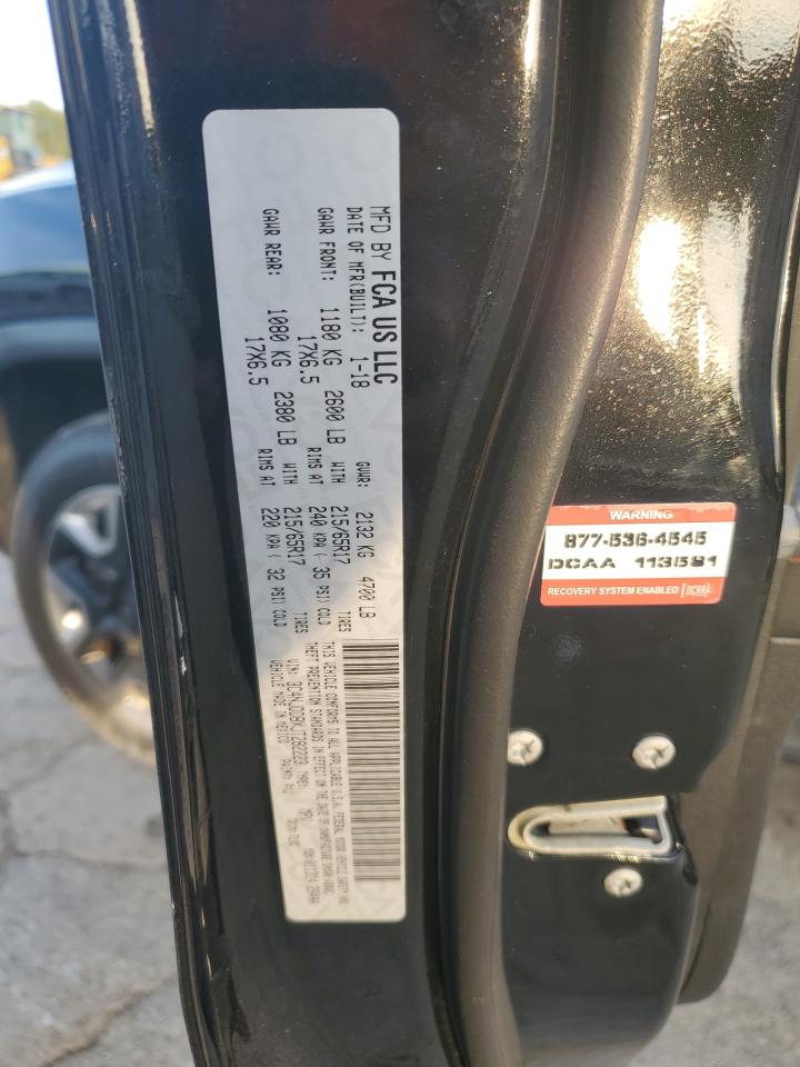 2018 Jeep Compass Trailhawk VIN: 3C4NJDDBXJT282223 Lot: 71860695