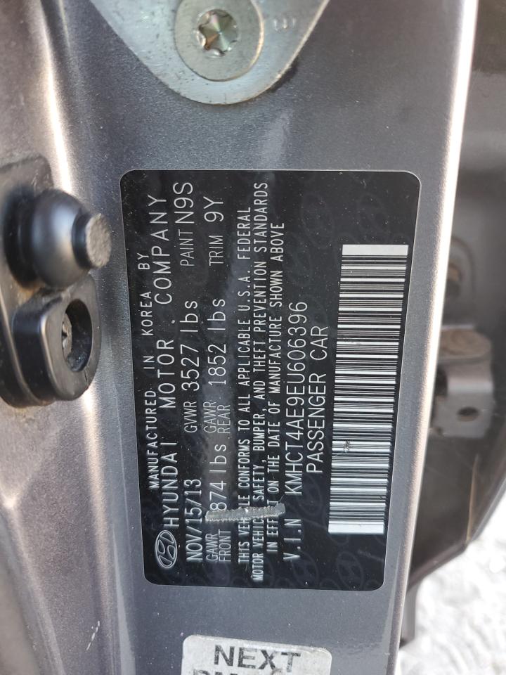 2014 Hyundai Accent Gls VIN: KMHCT4AE9EU606396 Lot: 80145855