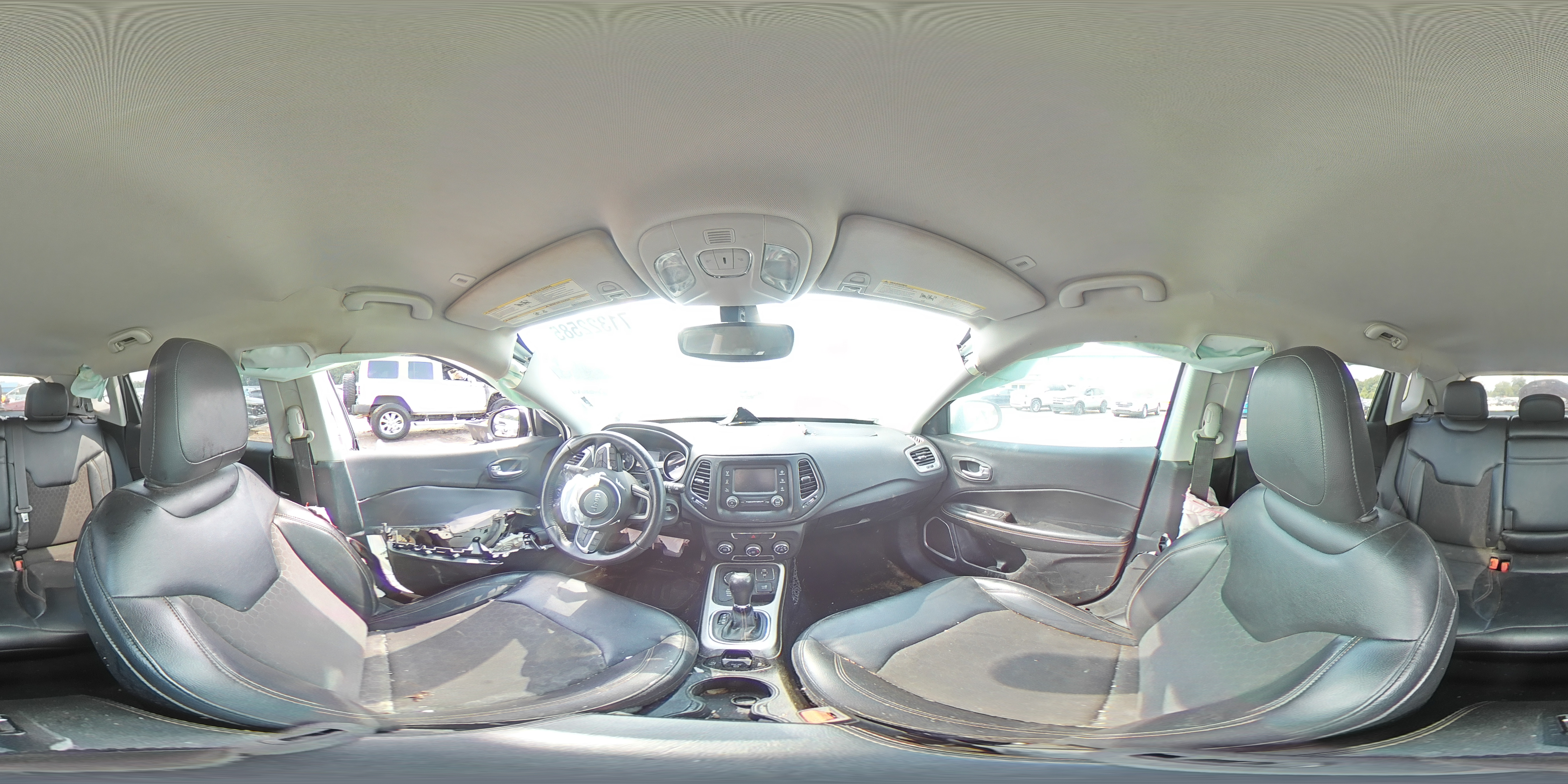 2017 Jeep Compass Latitude VIN: 3C4NJDBBXHT674521 Lot: 71322585