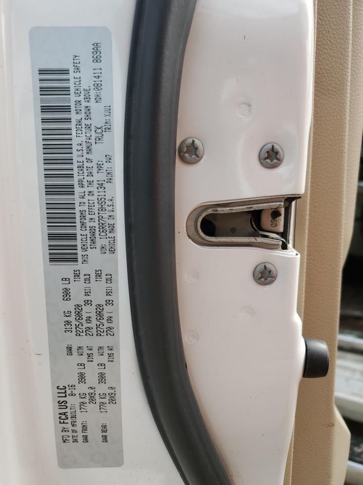 2017 Ram 1500 Longhorn VIN: 1C6RR7PT8HS511341 Lot: 84239005