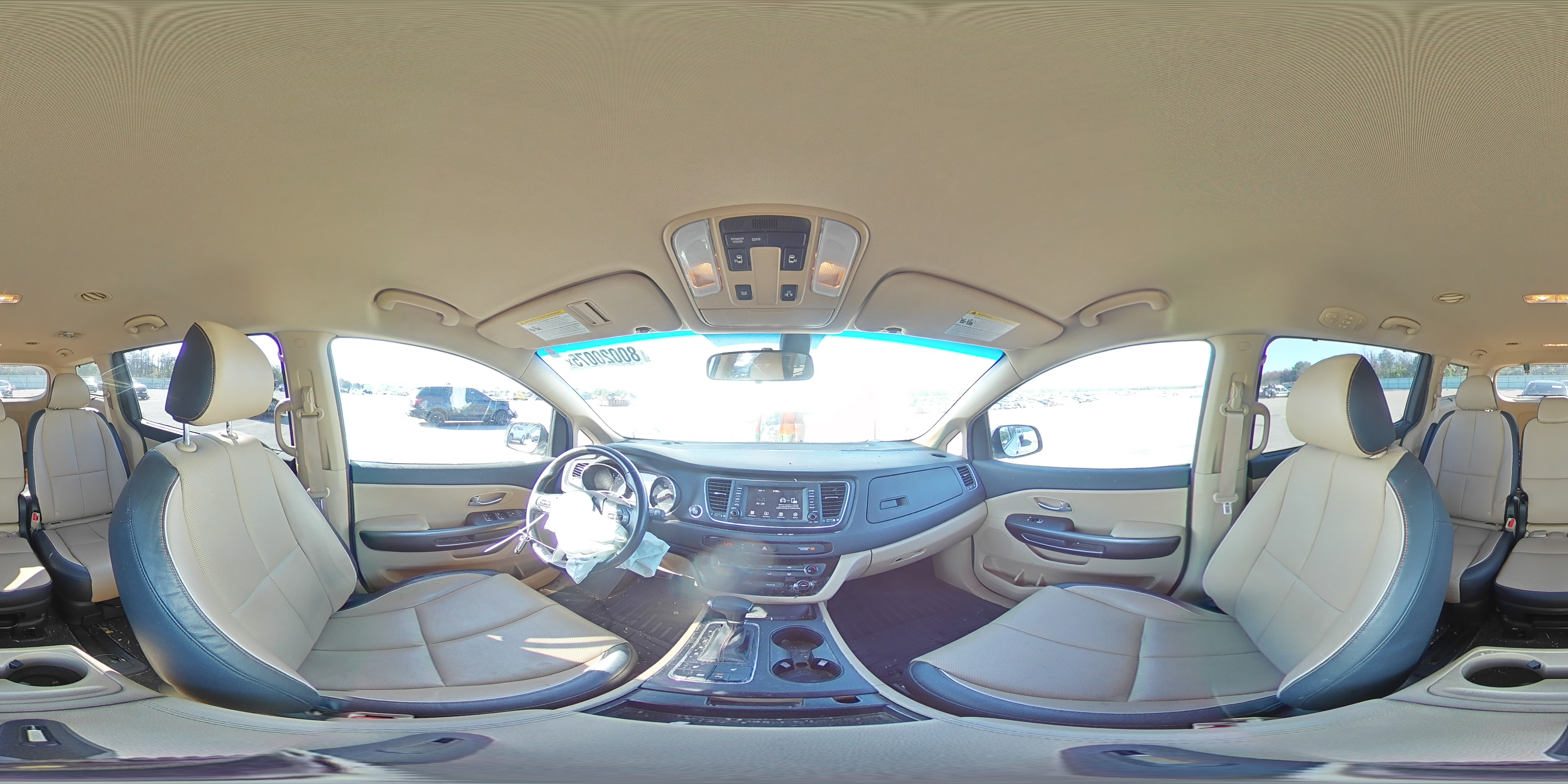 2017 Kia Sedona Lx VIN: KNDMB5C15H6292881 Lot: 80020075