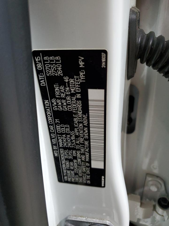 2016 Volvo Xc60 T5 Premier VIN: YV4612RK9G2826283 Lot: 70230625