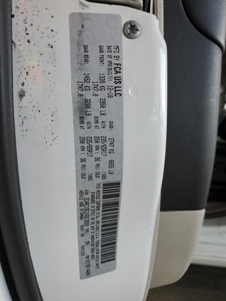 2019 Chrysler Pacifica Touring L VIN: 2C4RC1BG1KR613509 Lot: 81579625