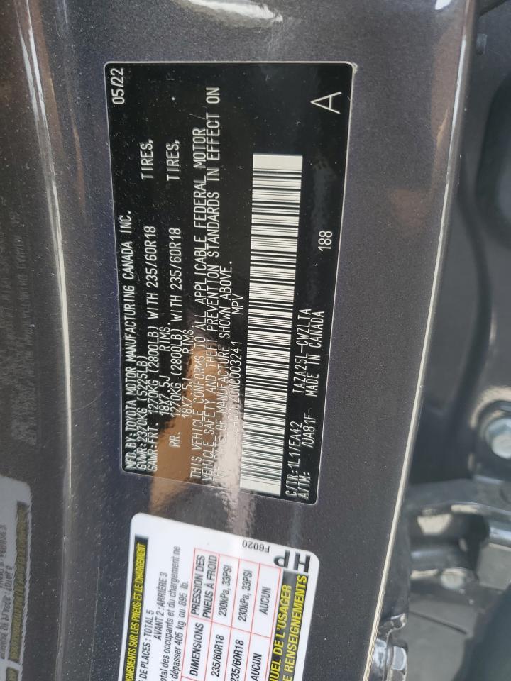 2022 Lexus Nx 350 VIN: 2T2AGCEZ0NC003241 Lot: 70956295