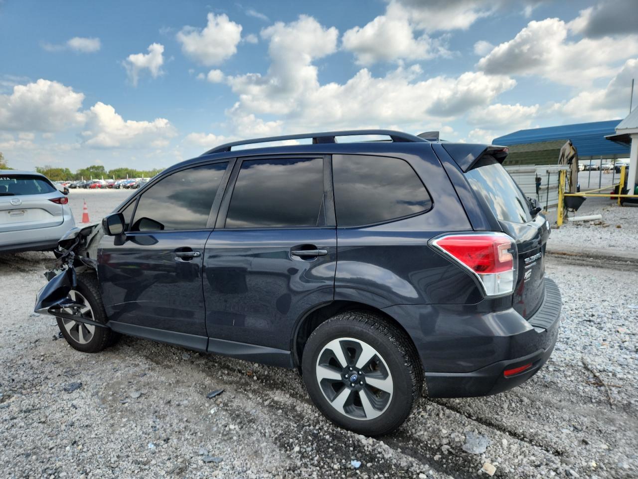 2017 Subaru Forester 2.5I Premium blue suv gas JF2SJAGC3HH491531 photo #3