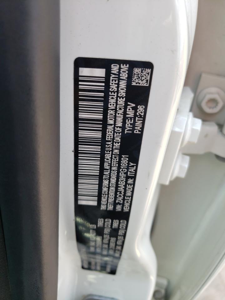 2017 Jeep Renegade Sport VIN: ZACCJAAB3HPG16801 Lot: 71710005