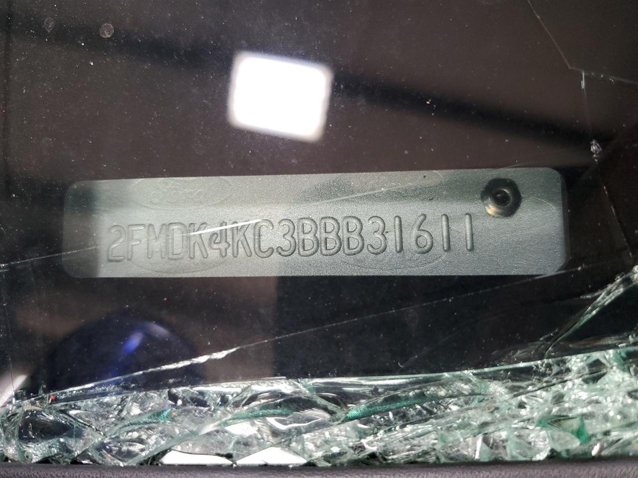 2011 Ford Edge Limited VIN: 2FMDK4KC3BBB31611 Lot: 71298245