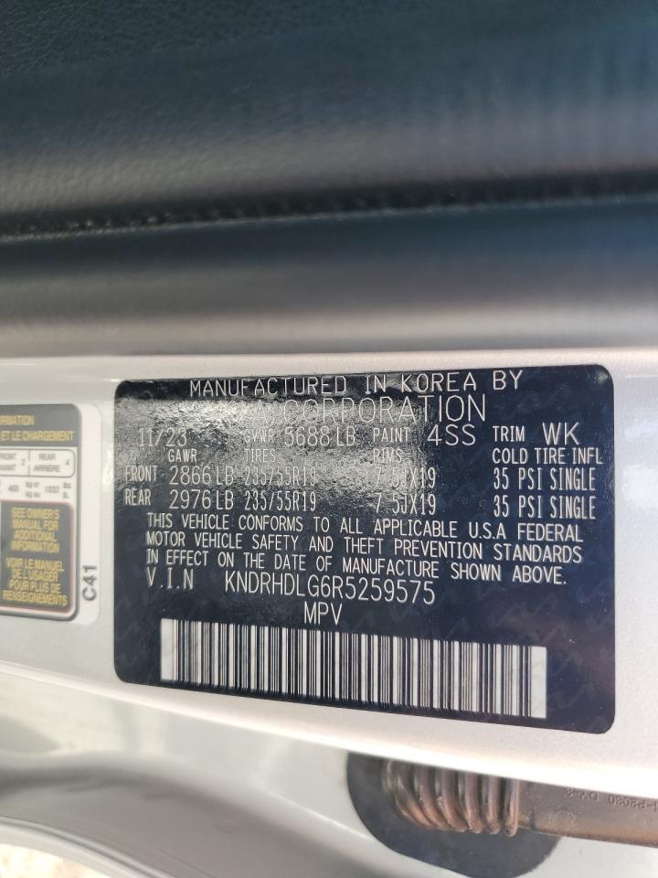 2024 Kia Sorento Ex VIN: KNDRHDLG6R5259575 Lot: 80470105