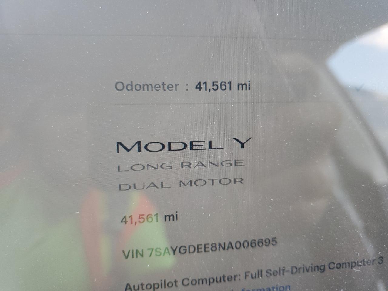 2022 Tesla Model Y VIN: 7SAYGDEE8NA006695 Lot: 80118265