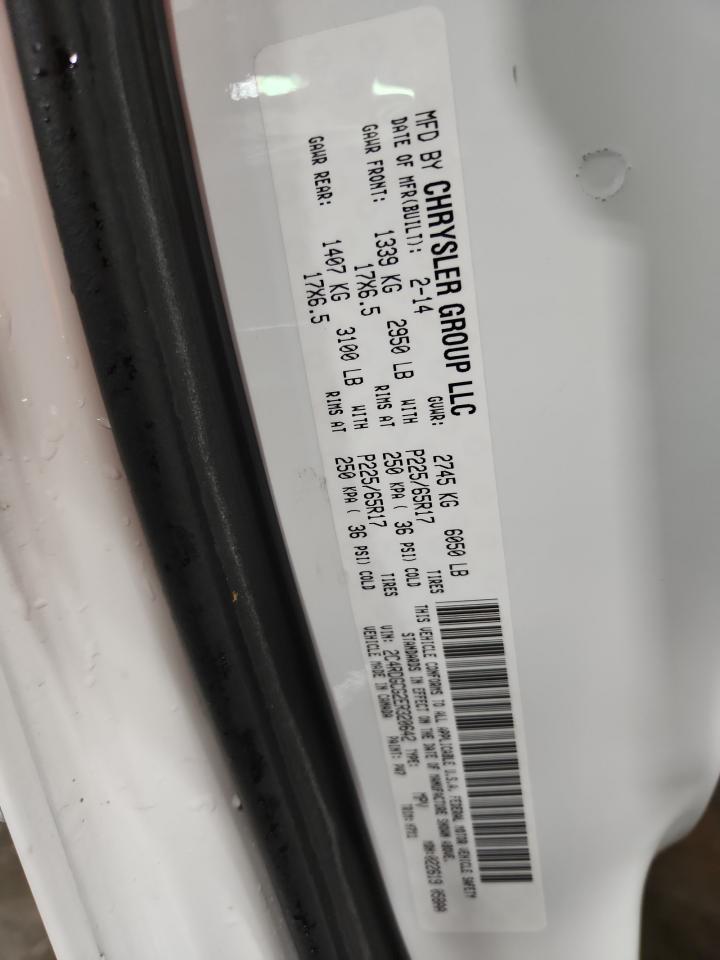 2014 Dodge Grand Caravan Sxt VIN: 2C4RDGCG2ER320642 Lot: 84274445