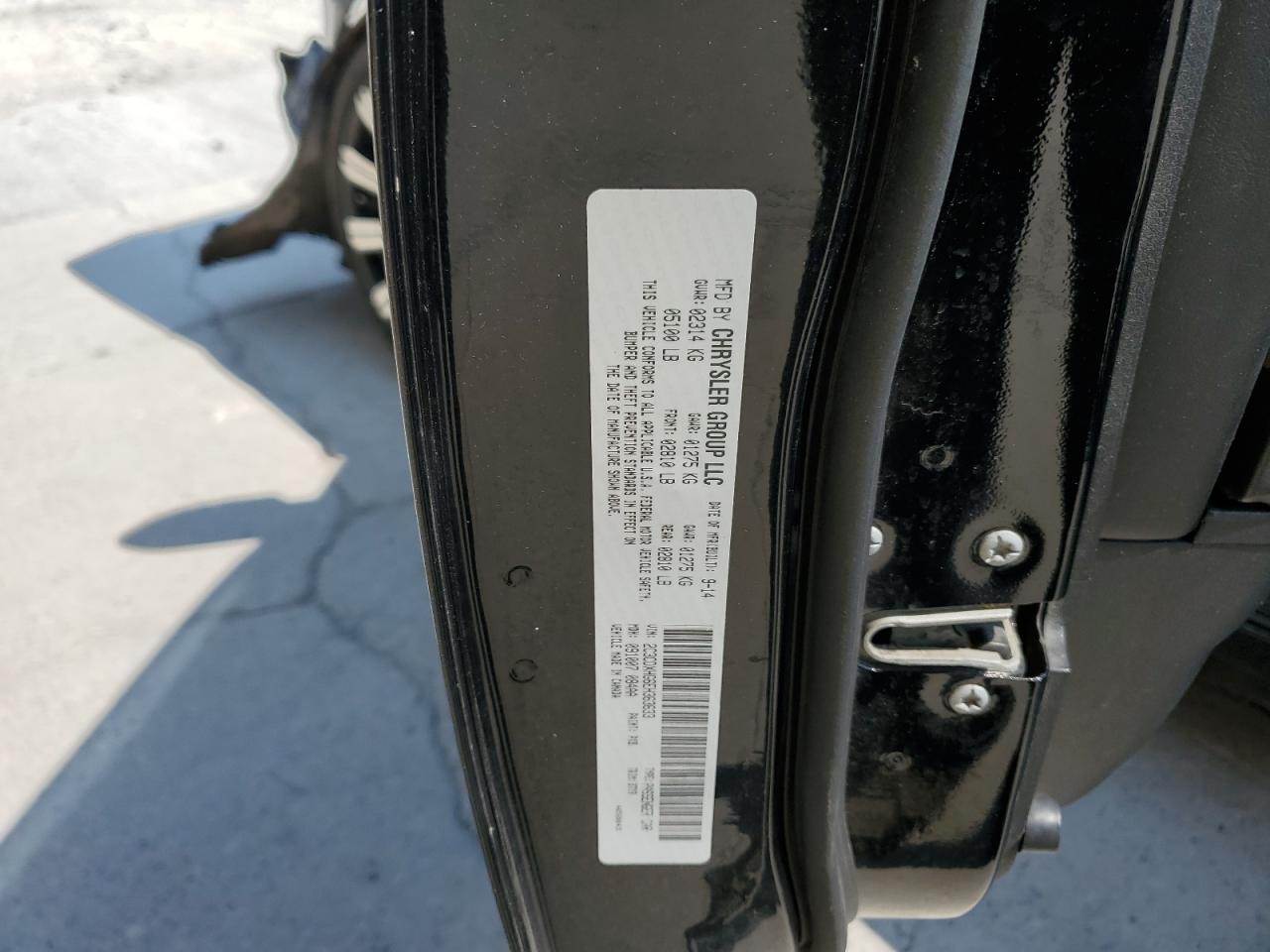 2014 Dodge Charger Sxt VIN: 2C3CDXHG6EH363633 Lot: 80967385