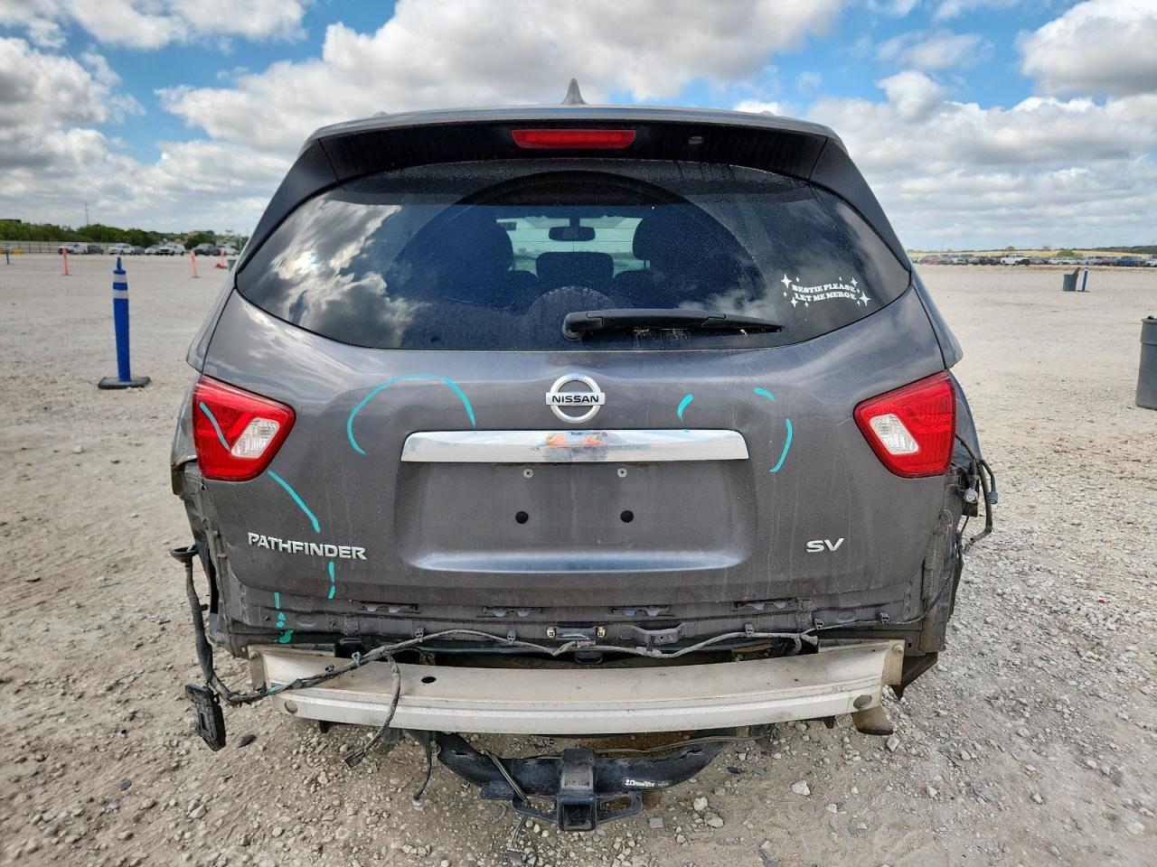 2019 Nissan Pathfinder S VIN: 5N1DR2MN5KC579086 Lot: 81145645