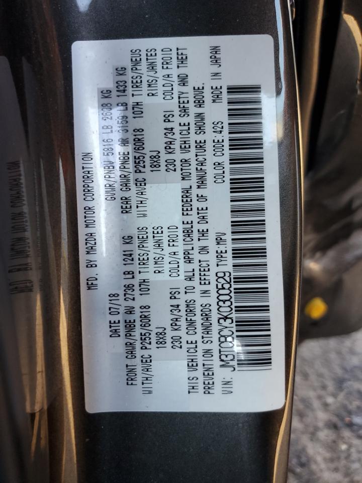 2019 Mazda Cx-9 Touring VIN: JM3TCBCY3K0300529 Lot: 84392025