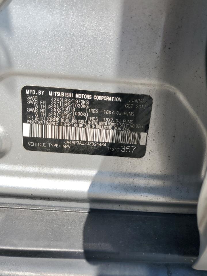 2018 Mitsubishi Outlander Sport Es VIN: JA4AP3AU3JZ024464 Lot: 81587405