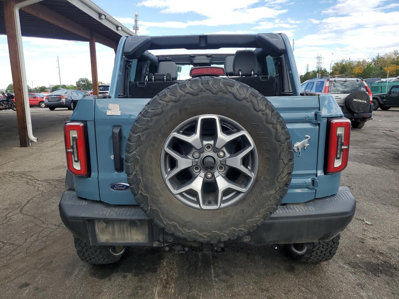 2021 Ford Bronco Base VIN: 1FMEE5DH0MLA77116 Lot: 81920585