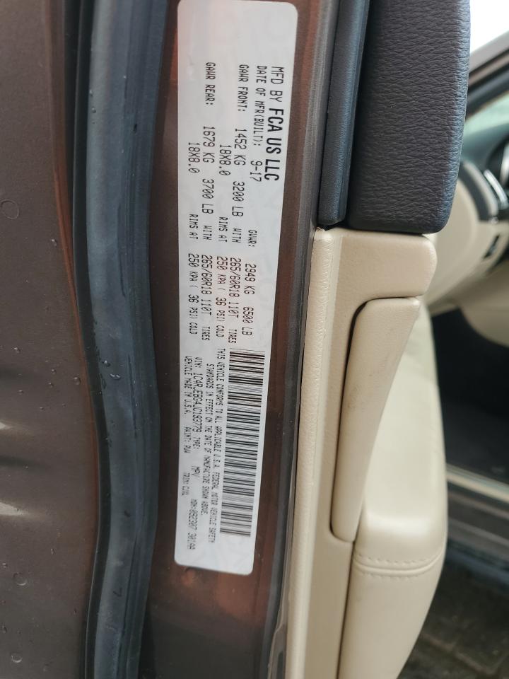 2018 Jeep Grand Cherokee Limited VIN: 1C4RJEBG4JC193779 Lot: 71252025