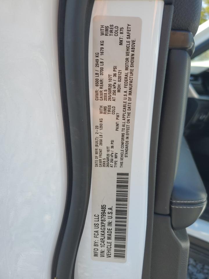 2023 Jeep Grand Cherokee L Laredo VIN: 1C4RJKAGXP8799485 Lot: 71780085