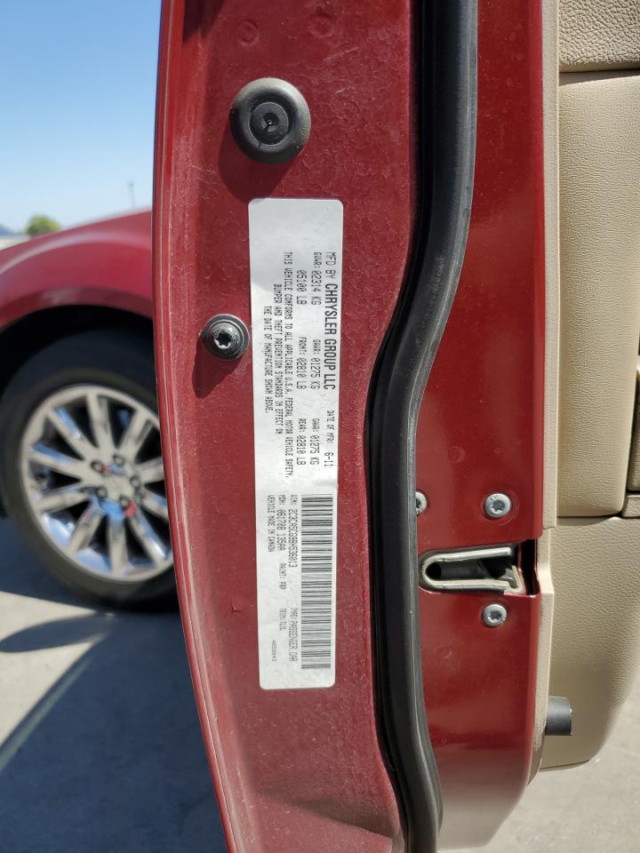 2011 Chrysler 300 Limited VIN: 2C3CA5CG9BH536013 Lot: 80756975