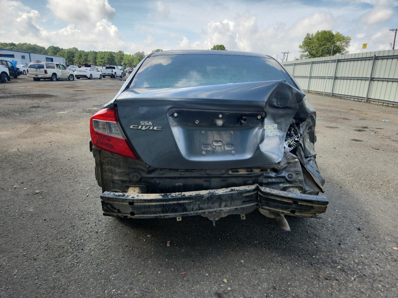 2012 Honda Civic Lx VIN: 19XFB2F55CE043666 Lot: 81133605