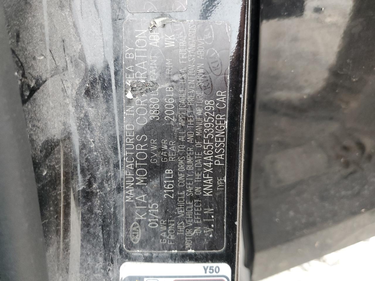 2015 Kia Forte Lx VIN: KNAFX4A65F5395298 Lot: 71277575